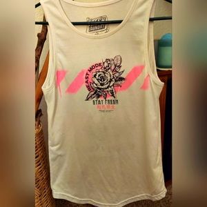 Men's S Fresh Laundry Stay Fresh White Tank Top